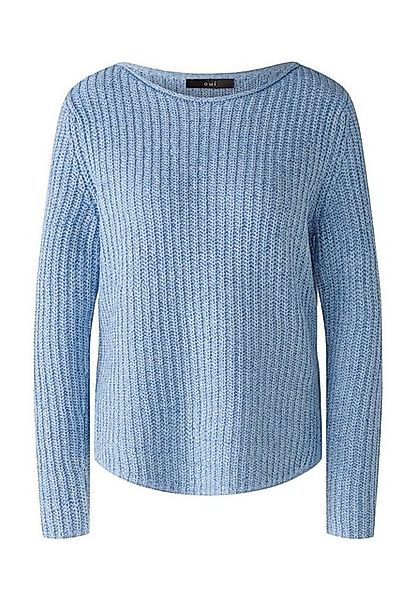 Oui Rundhalspullover NAOLIN Pullover Baumwollmischung günstig online kaufen