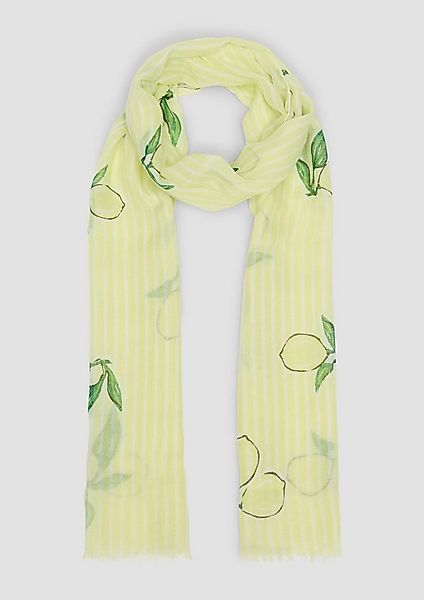 s.Oliver Schal Tuch, Schal aus Webware mit Allover-Muster günstig online kaufen