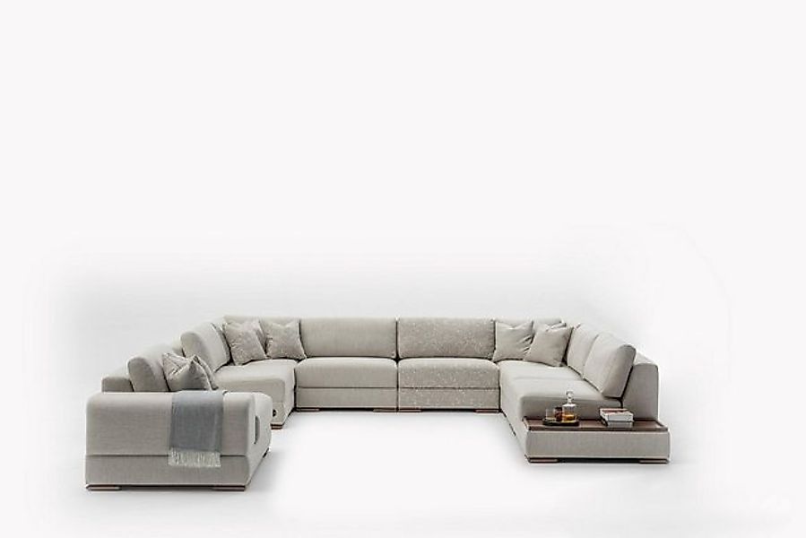 Xlmoebel Ecksofa Luxuriöses U-förmiges Ecksofa für das Wohnzimmer mit Desig günstig online kaufen