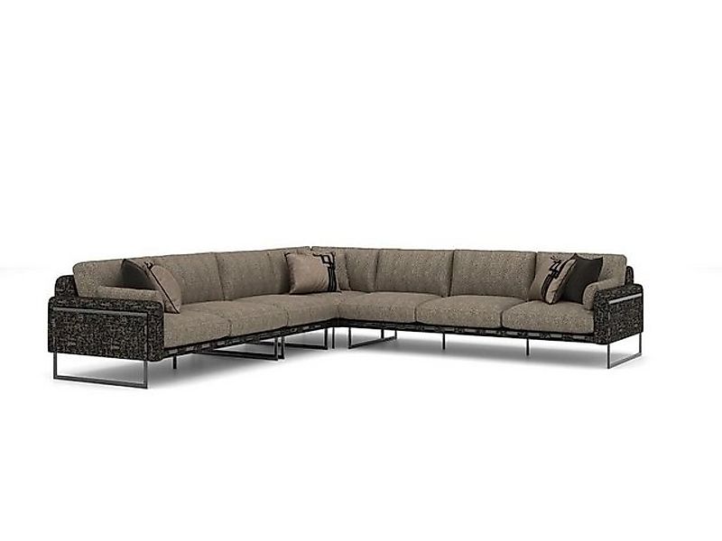 Xlmoebel Ecksofa Neu Luxus Ecksofa L-Form Wohnzimmer Couch Großes Sofa Garn günstig online kaufen