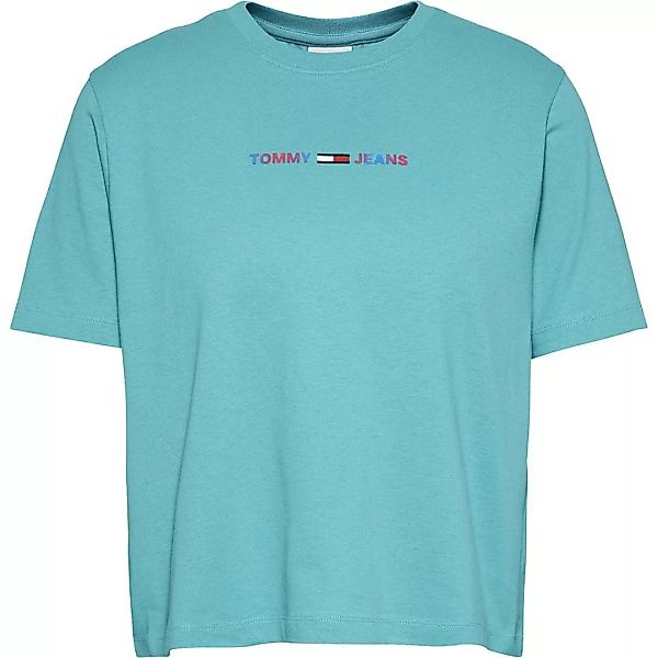 Tommy Jeans Crop Multi Linear T-shirt XS Grecian Tile günstig online kaufen