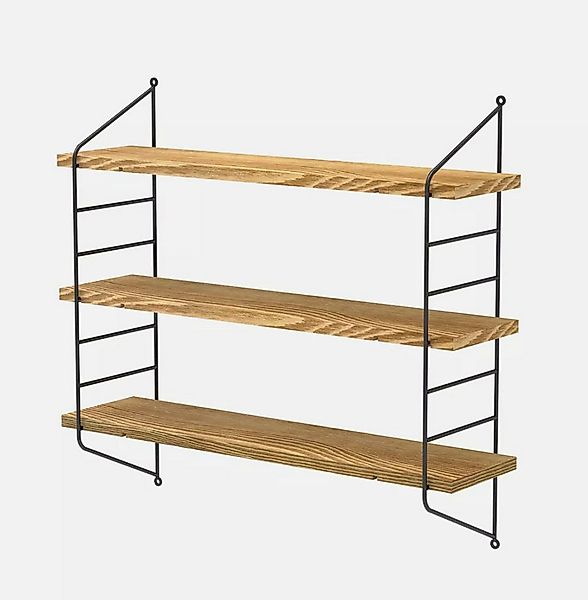 Holz Lichter Wandregal Wandregal verstellbar rustikal, Hängeregal, Schweber günstig online kaufen