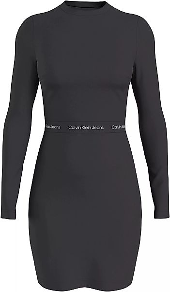 Calvin Klein Jeans Jerseykleid "LOGO ELASTIC MILANO LS DRESS" günstig online kaufen