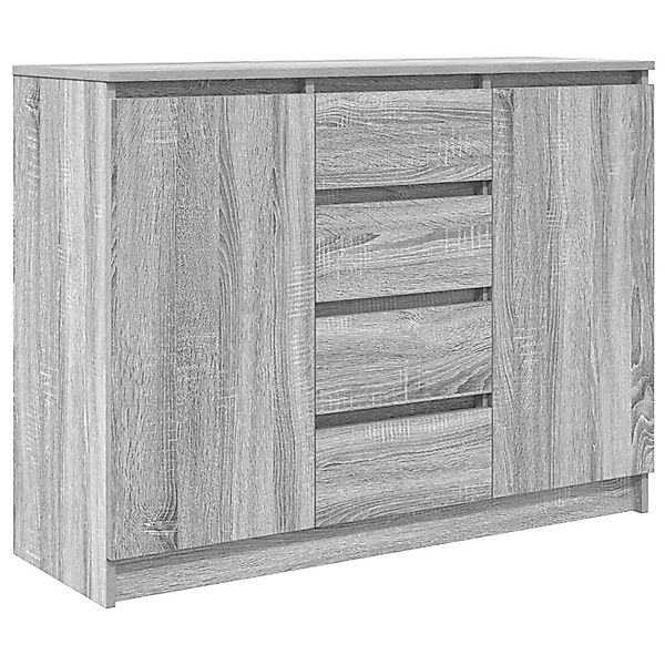 vidaXL Sideboard mit Schubladen Grau Sonoma 100,5x35x76 cm 3328449 günstig online kaufen