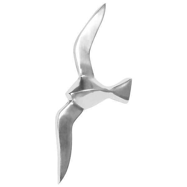 Wohnling Wanddekoobjekt WL1.917 (Skulptur, Möwe Aluminium günstig online kaufen