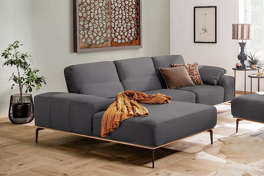W.SCHILLIG Ecksofa "run, Designsofa mit tollem Sitzkomfort, L-Form", mit Ho günstig online kaufen