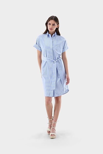 Hemdblusenkleid mit Bindegürtel günstig online kaufen