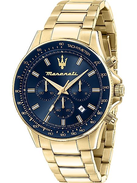 MASERATI Quarzuhr Maserati R8873640008 Sfida Chronograph Herrenuhr 44mm 10A günstig online kaufen