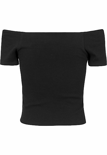 URBAN CLASSICS T-Shirt "Urban Classics Damen Ladies Off Shoulder Rib Tee" 1 günstig online kaufen