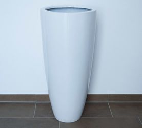 Elegant Einrichten Pflanzkübel Fiberglas Schale rund günstig online kaufen