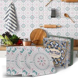 Coonoor Fliesenaufkleber Küchenfliesenaufkleber, wasserdichte Fliesenaufkle günstig online kaufen