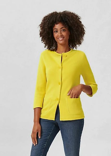 MADELEINE Strickjacke Strickblazer mit Flechtung günstig online kaufen