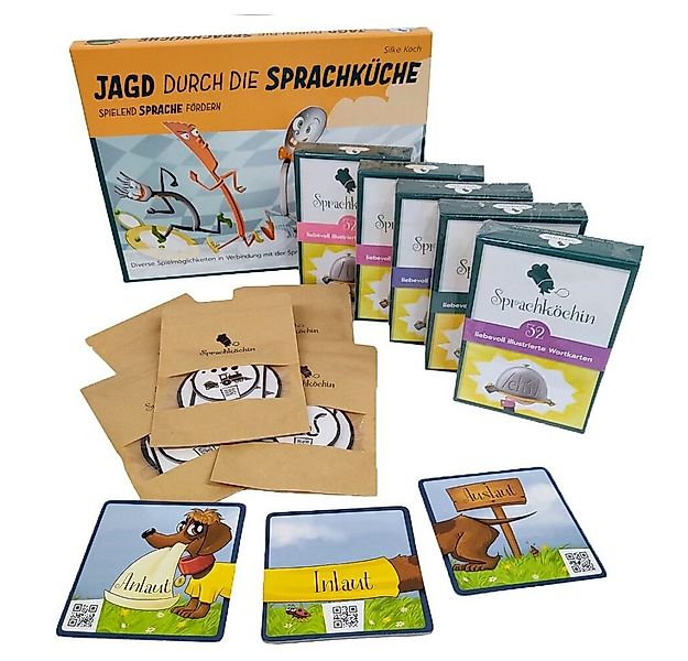 Sprachköchin Lernspielzeug Lernspiel Sprachküche, Brettspiel für die logopä günstig online kaufen