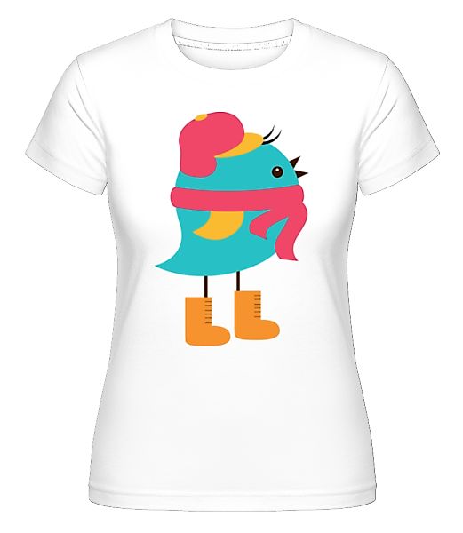 Winter Vogel Schal · Shirtinator Frauen T-Shirt günstig online kaufen