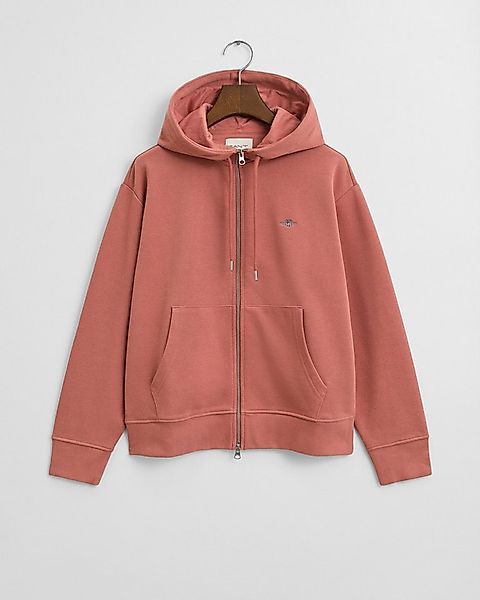 Gant Kapuzensweatjacke SHIELD ZIP HOODIE Grafische GANT-Stickerei auf der B günstig online kaufen