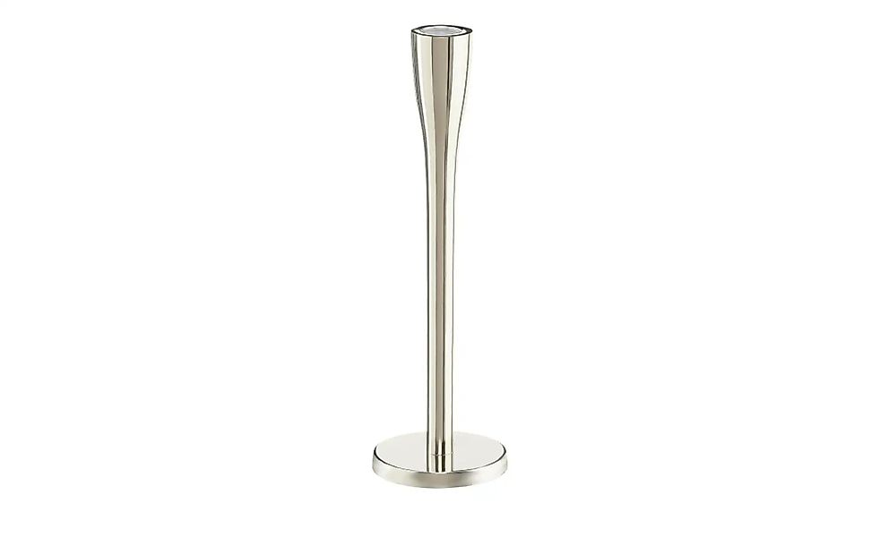 HOME STORY Kerzenhalter   ¦ silber ¦ Aluminium,Metall ¦ Maße (cm): H: 24  Ø günstig online kaufen