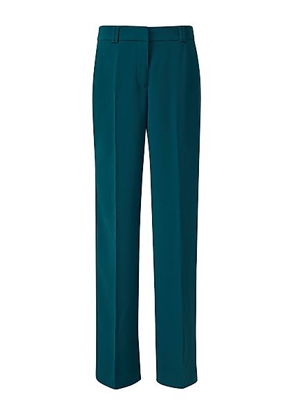comma Chinos Hose Marlenehose aus Crêpe-Stoff günstig online kaufen