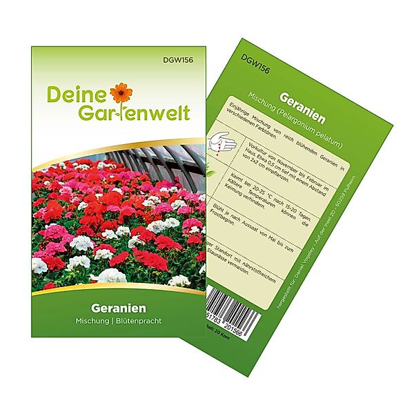 Deine Gartenwelt Hängegeranien Mischung Samen günstig online kaufen