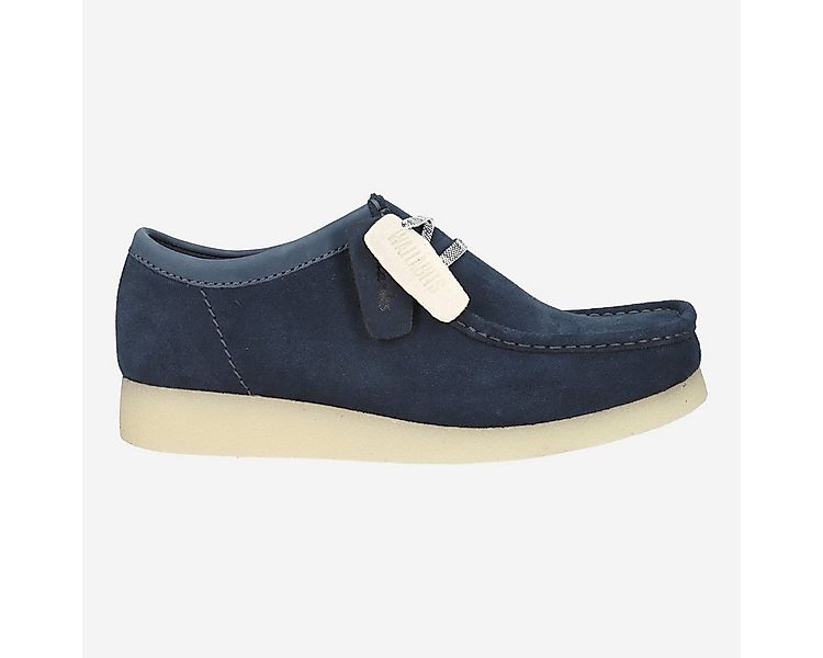 Clarks Clarks WallabeeEVO 26180127 7, Schnürschuhe, Blau, Herren Schnürschu günstig online kaufen