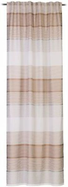 Gözze "Vorhang mit verdeckter Schlaufe ""Modesto"" 140x245 cm" braun Gr. 14 günstig online kaufen