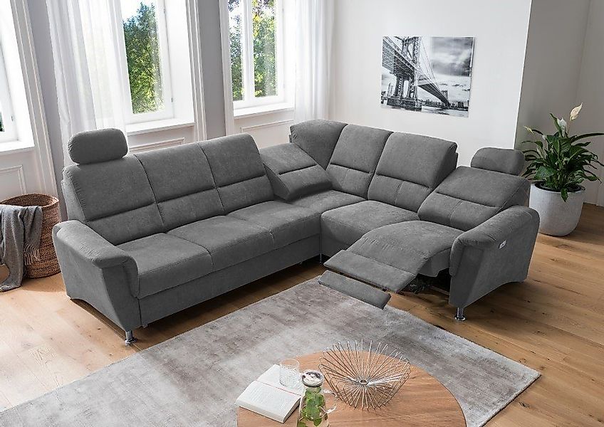Myhomelando Ecksofa Paris, mit elektronischer Relaxfunktion, günstig online kaufen