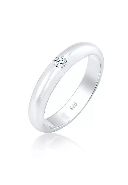 Elli DIAMONDS Verlobungsring "Solitär Verlobung Diamant (0.06 ct.) 925er Si günstig online kaufen