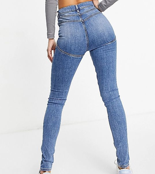 ASOS DESIGN Tall – Lift and Contour – Formende Jeans mit engem Schnitt und günstig online kaufen
