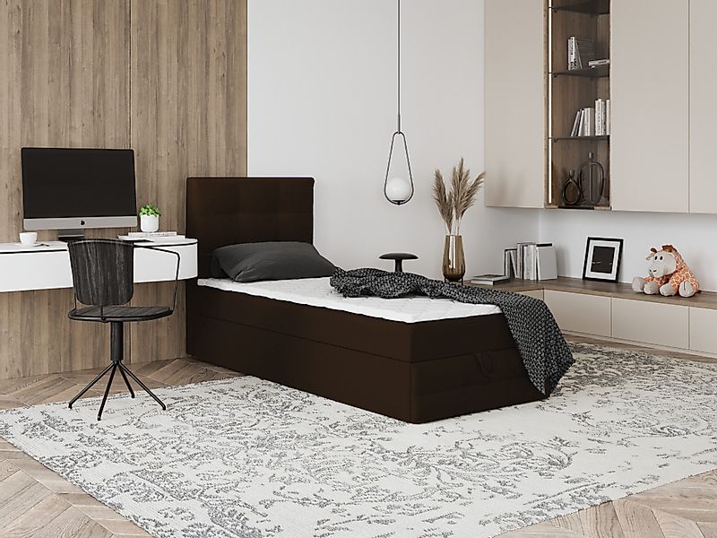 Godre Boxspringbett mit Bettkasten EWORA MINI günstig online kaufen