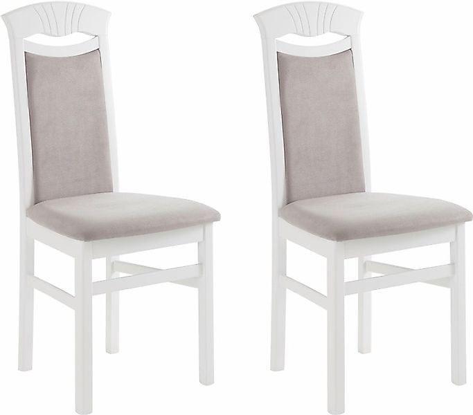 Home affaire Esszimmerstuhl »Franz«, (Set), 2 St., Microfaser, strapazierfä günstig online kaufen
