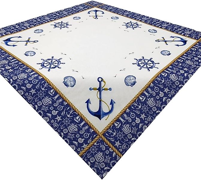 Brilliant Tischdecke Druckdecke / Maritim / Frühling / Mitteldecke / 85x85c günstig online kaufen
