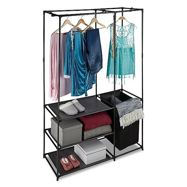 relaxdays Kleiderschrank Offener Kleiderschrank mit Wäschekorb günstig online kaufen