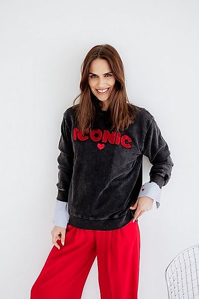 von Herzen Sweatshirt Statement "Iconic" Flock günstig online kaufen