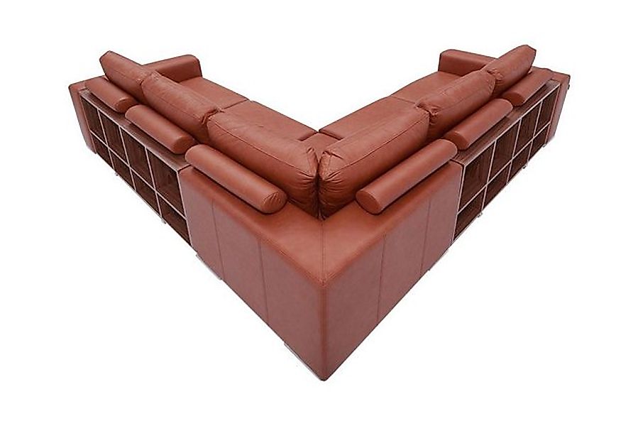 JVmoebel Ecksofa Freistehende Couch Regal Wohnlandschaft Sofa Polster Sitz günstig online kaufen