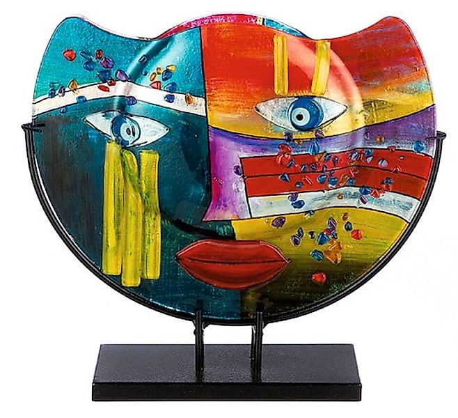 Casablanca by Gilde Tischvase »Fashion, Dekovase« Vase aus Glas, mit schwar günstig online kaufen