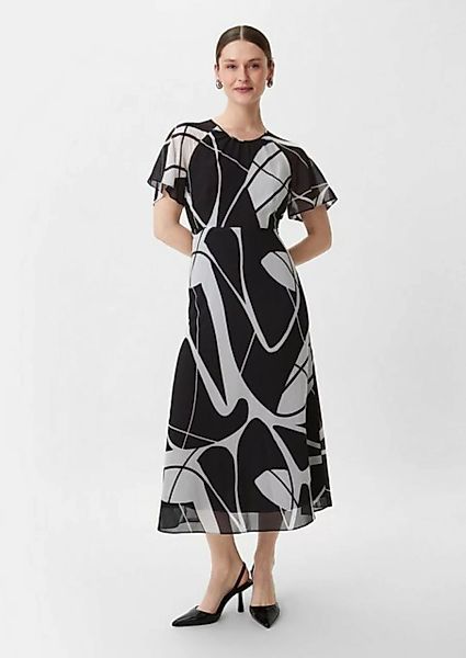 Comma Maxikleid Maxi-Kleid aus Chiffon günstig online kaufen