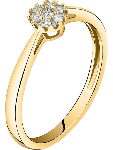 CHRIST Diamantring CHRIST Damen-Damenring 585er Gelbgold 1 Diamant günstig online kaufen