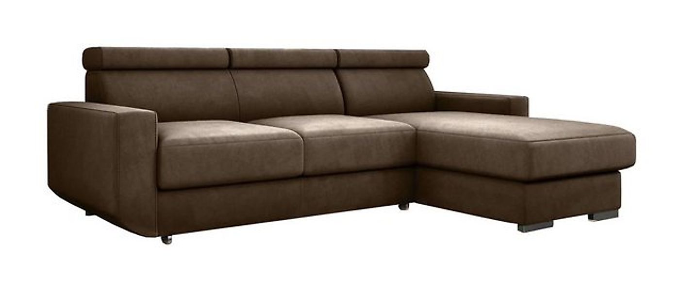 Beautysofa Ecksofa Bonny L, universelle L-Form Sofa mit Wellenunterfederung günstig online kaufen