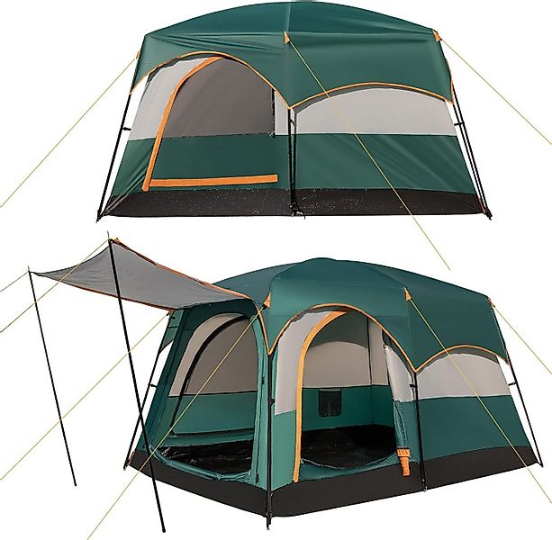 COSTWAY Kuppelzelt, Personen: 6, Camping Zelt, 323 x 211 x 189 cm günstig online kaufen