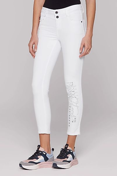 SOCCX Slim-fit-Jeans, aus Sweatmaterial günstig online kaufen