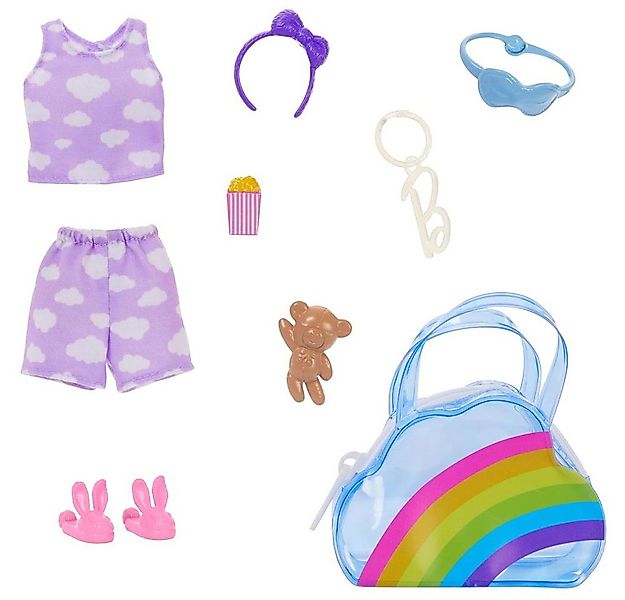 Barbie Puppenkleidung Pyjama Party Barbie HRH48 Mattel Premium Mode Puppen- günstig online kaufen