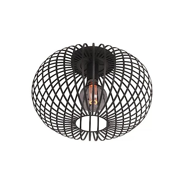 Deckenlampe Aglio, Ø 33 cm, schwarz, Metall günstig online kaufen