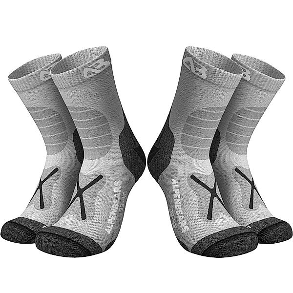 Alpen Bears Wandersocken 2er-Set Socken braun Gr. L (2-Paar) Funktionssocke günstig online kaufen