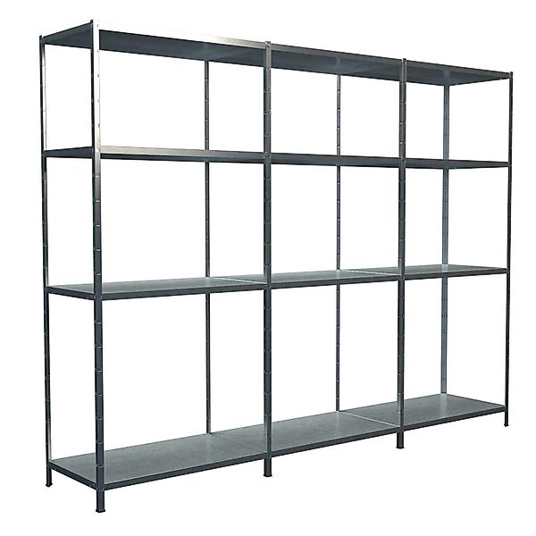 Schulte Steck-Grund- und 2 x Anbauregale 180 cm x 320 cm x 35 cm Verzinkt günstig online kaufen