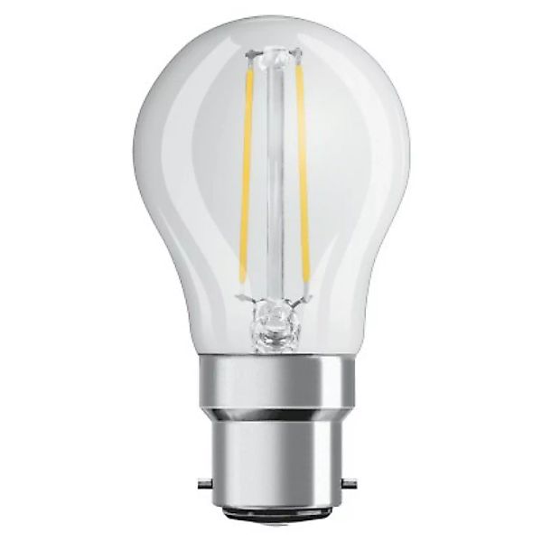OSRAM LED-Tropfenlampe B22d 4W 2.700K klar günstig online kaufen