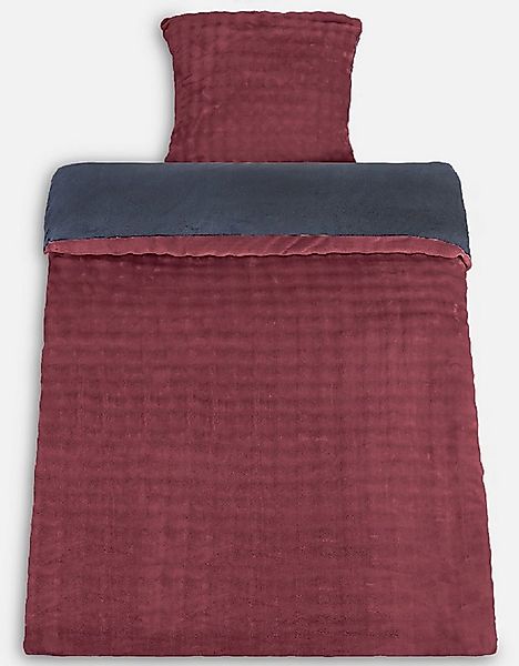 Leonado Vicenti Bettwäsche Winter Teddy Plüsch Bubble, Microfaser, 2 teilig günstig online kaufen
