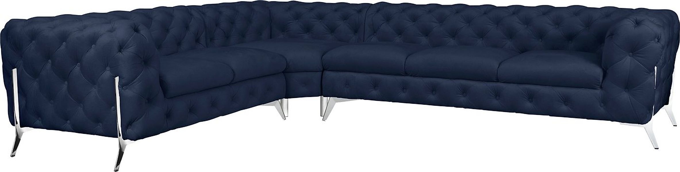 Home affaire Chesterfield-Sofa Amaury L-Form, großes Ecksofa, Chesterfield- günstig online kaufen