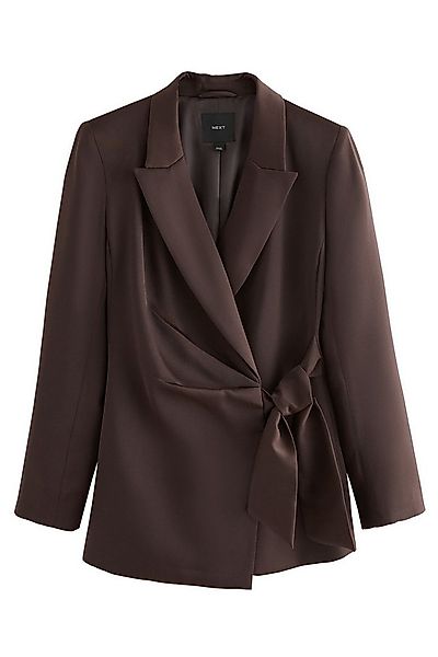 Next Jackenblazer Wickelblazer aus Satin (1-tlg) günstig online kaufen