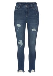 Buffalo Destroyed-Jeans mit ausgefranstem Beinabschluss und Stretchanteil, günstig online kaufen