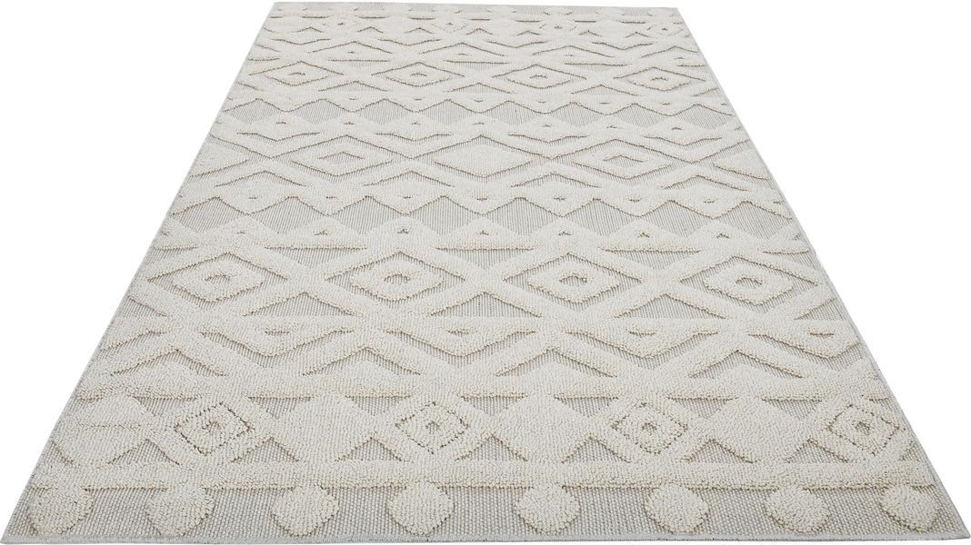 LeGer Home by Lena Gercke Teppich "Askja" rechteckig 18 mm Höhe mit Woll-Lo günstig online kaufen