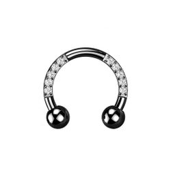 Taffstyle Nasenpiercing Titan Hufeisen Horseshoe Piercing günstig online kaufen